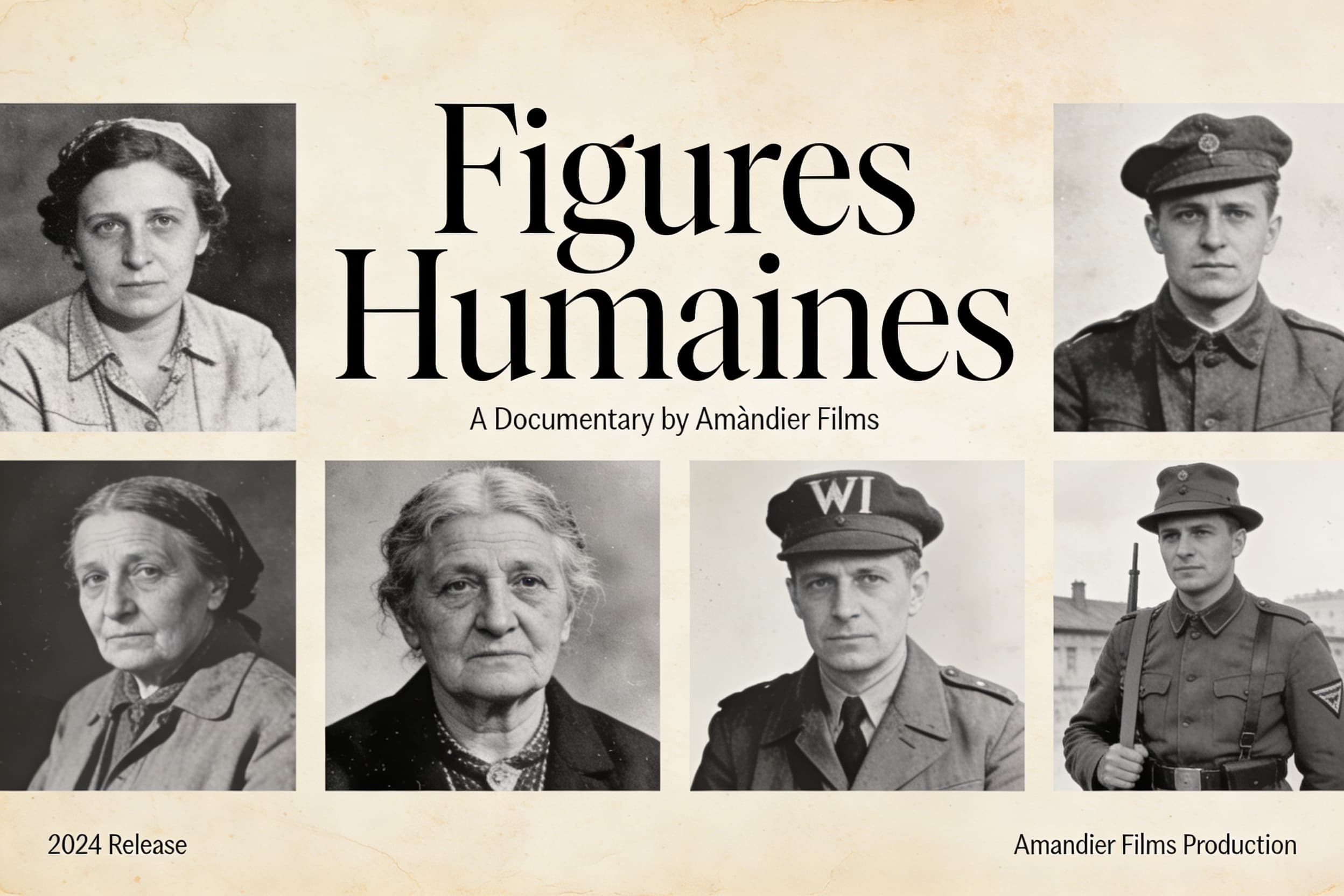 Figures Humaines — affiche du documentaire